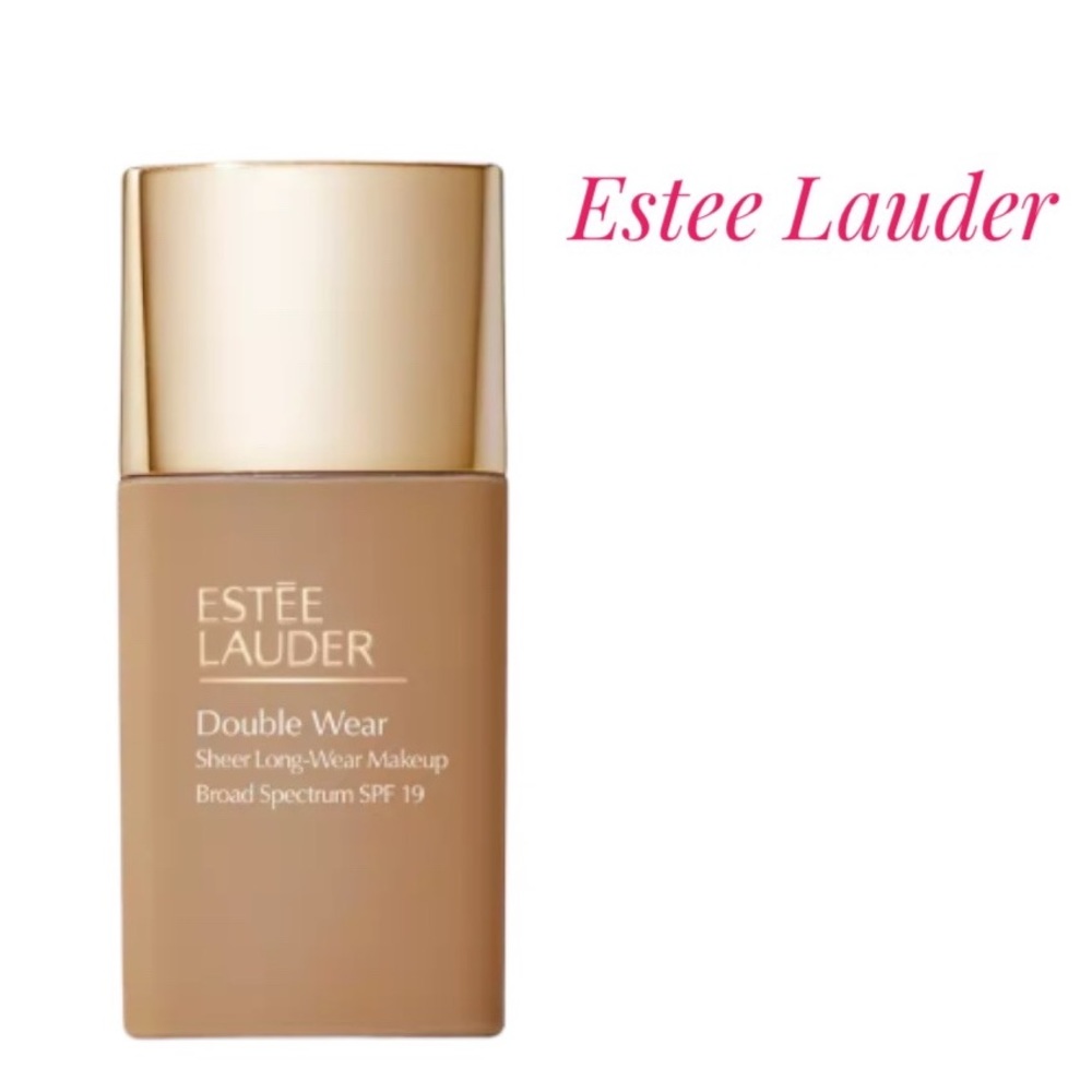 New Estée Lauder Double Wear sheer long wear Makeup 1 FLoz / 4N1 shell beige